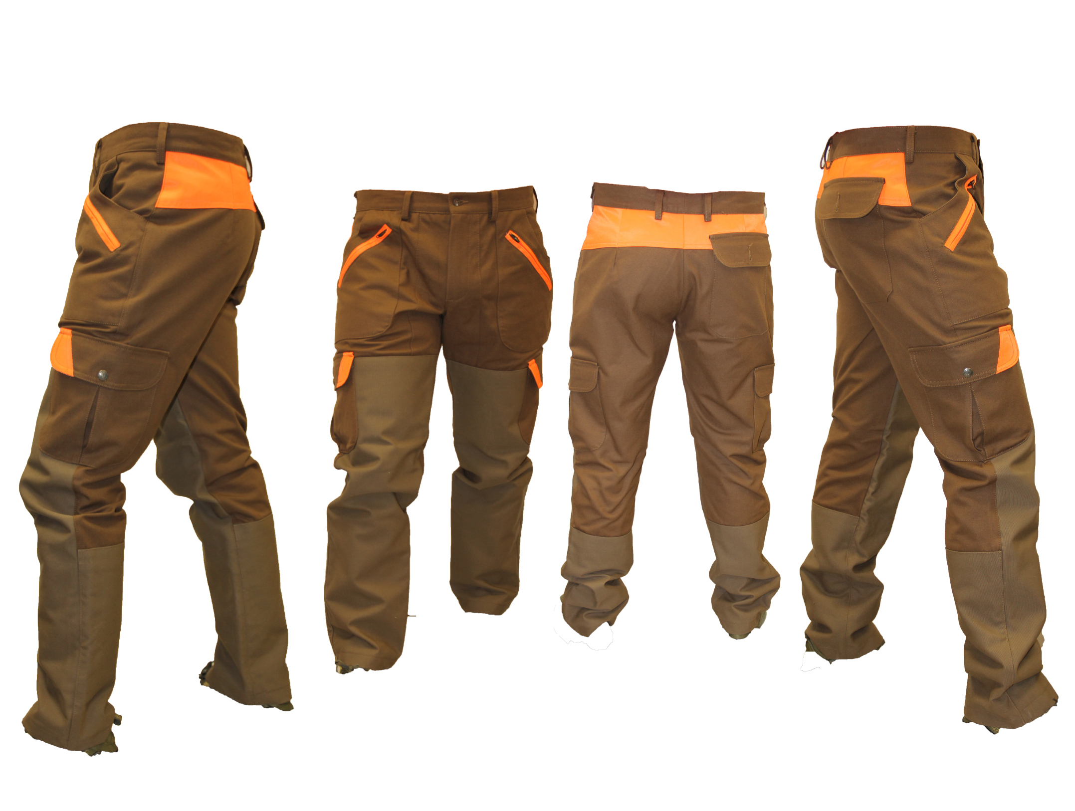 Pantalón artesano antiespino naranja - Gran Kaptura