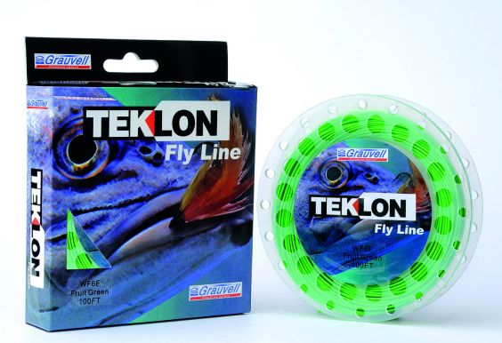 LINEA PARA MOSCA TEKLON FLY LINE DT 4 300 DT-4-F GREEN MOSCA