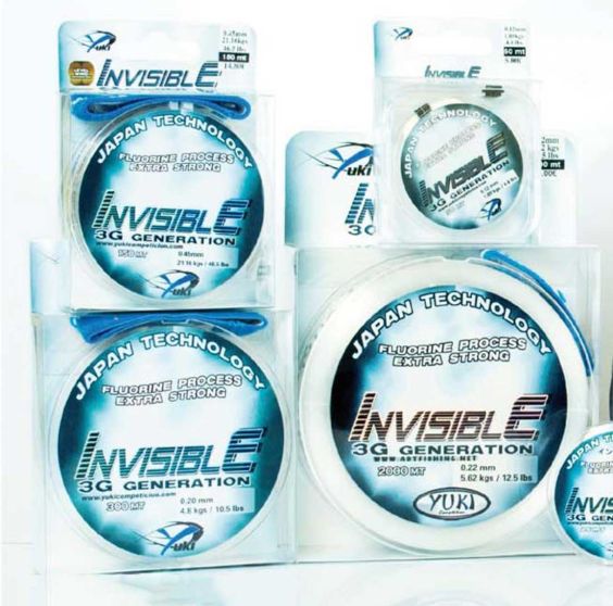 MONOFILAMENT YUKI INVISIBLE 3G 150MTS.