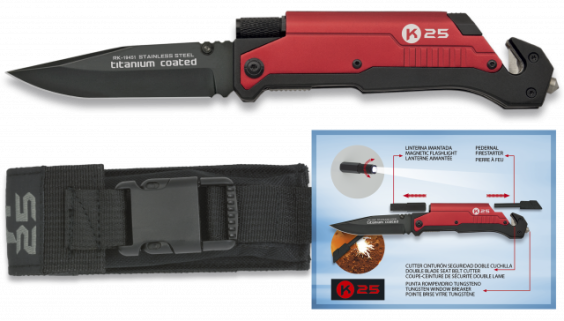 NAVAJA RUI PEDERNAL / LINTERNA ROJA 