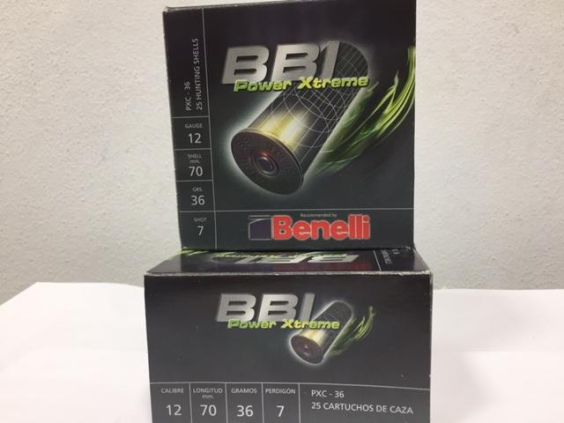 CARTUCHO BBI PXC CAL. 12/70 36GRS