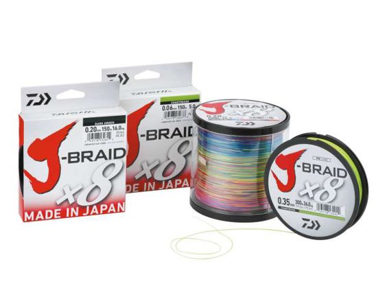 TRENAT DAIWA J BRAID X8 300MTS MULTICOLOR