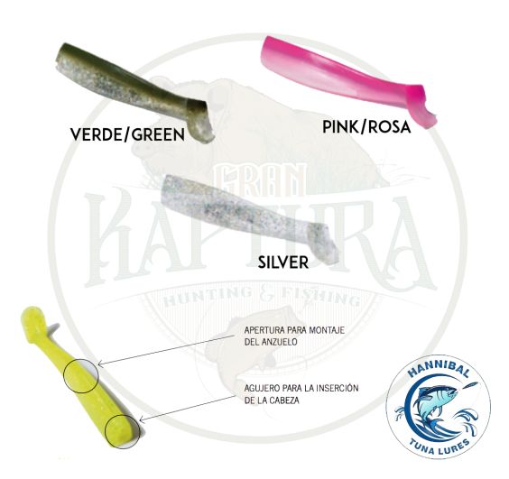 VINILO HANNIBAL LURES 15.5CM 