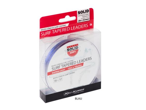 CUA DE RATA SOLID SURF TAPERED LEADERS 15MX10U 