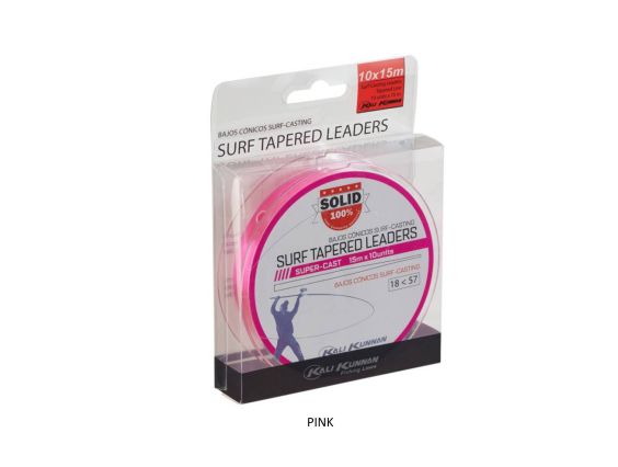 CUA DE RATA SOLID SURF TAPERED LEADERS 15MX10U 