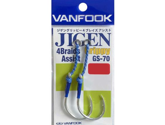 ASSIST HOOK VANFOOK JIGEN 4 BRAIDS GS-70