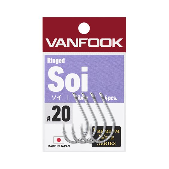 ANZUELO VANFOOK RINGED SOI SILVER