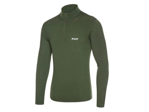 SAMARRETA GRAFF LLANA MERINO MÀNIGA LLARGA I COLL AMB MITJA CREMALLERA