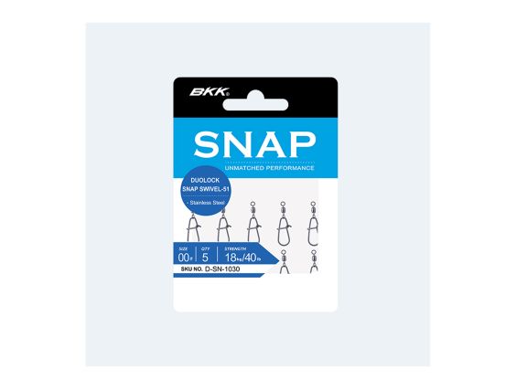 GRAPA BKK DUOLOOCK SNAP SWIVEL 51 (CON EMERILLÓN)