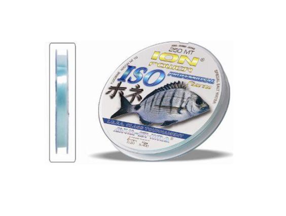 MONOFILAMENTO AWASHIMA ION POWER ISO PROFESSIONAL FLOURINE 250MTS