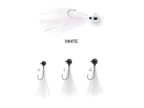 VMC MOONTAIL JIGS 7158 WHITE