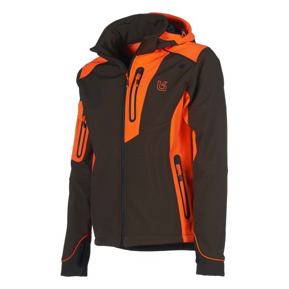 CHAQUETA  UNIVERS SOFT SHELL GRAN SASSO COLOR VERD / TARONJA