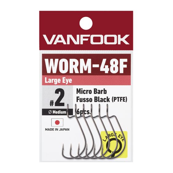 TEXAS VANFOOK WORM 48F FUSSO BLACK 