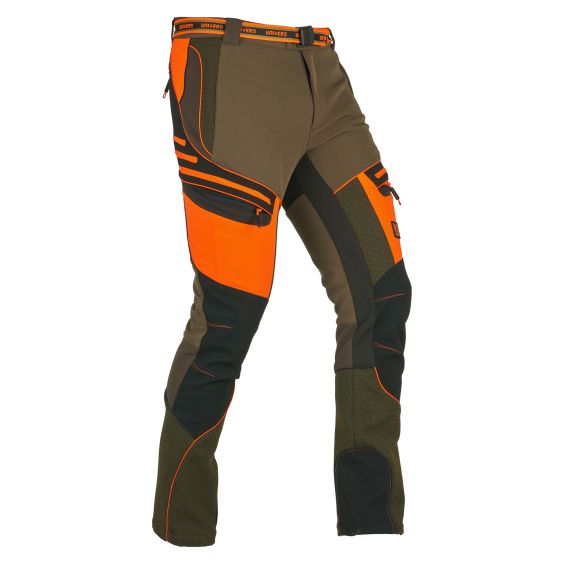 PANTALO UNIVERS EVEREST SOFTSHELL COLOR VERD/TARONJA