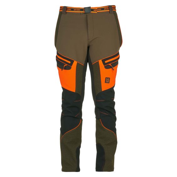 PANTALO UNIVERS EVEREST SOFTSHELL COLOR VERD/TARONJA