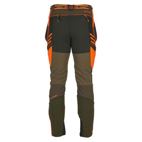 PANTALO UNIVERS EVEREST SOFTSHELL COLOR VERD/TARONJA