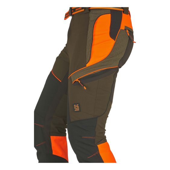 PANTALO UNIVERS CERVO U-TEX COLOR VERD/TARONJA