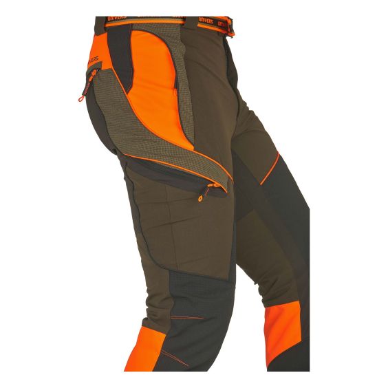 PANTALO UNIVERS CERVO U-TEX COLOR VERD/TARONJA