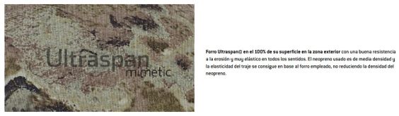 TRAJE APNEA CAMUFLAJE 3.5MM