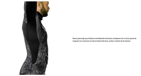 TRAJE APNEA CAMUFLAJE 3.5MM