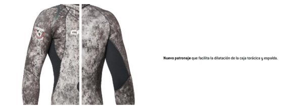 TRAJE APNEA CAMUFLAJE 3.5MM