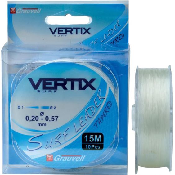 COLA DE RATA VERTIX SURFLEADER TAPERED TRANSPARENTE