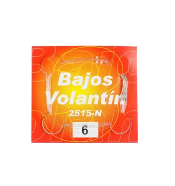 BAJOS VOLANTÍN MUSTAD 3 ANZUELOS PACK 3