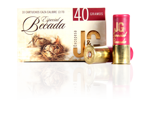 CARTUCHO J.G. ESPECIAL BECADA (DISPERSANTE) CAL. 12/70 40GRS