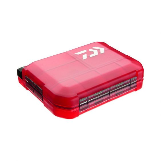 CAJA DAIWA ROJA CON 16 COMPARTIMENTOS