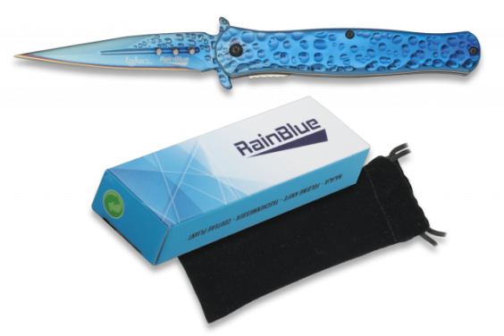 NAVAJA RAINBLUE FOS CON CLIP HOJA 9.3CM