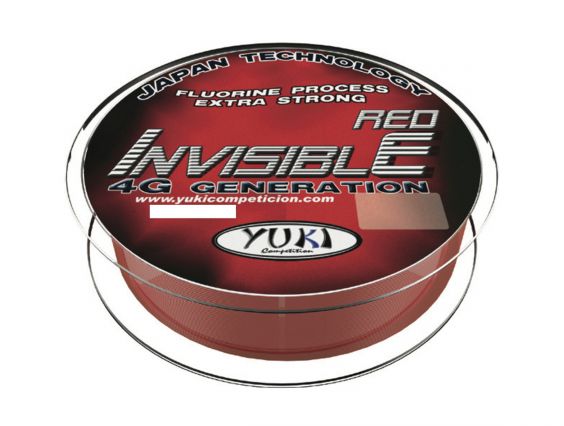 MONOFILAMENT YUKI 4G INVISIBLE RED 