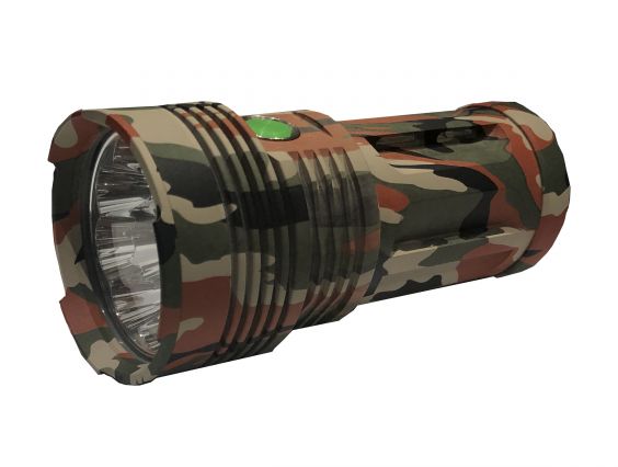 LINTERNA ALUMINIO RECARGABLE CAMUFLAJE 8000 LUMENS