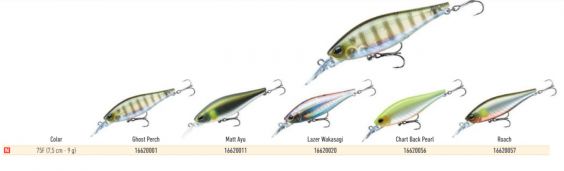 DAIWA TIGHT WAVE SHAD 75 F 