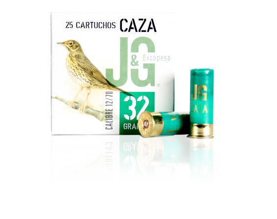 CARTUCHO J.G. T2 CAZA CAL. 12/70 32GRS