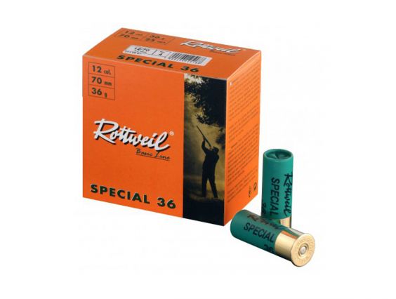 CARTUTX ROTTWEIL WAIDMANNSHEIL SPECIAL 36 CAL. 12 36GRS
