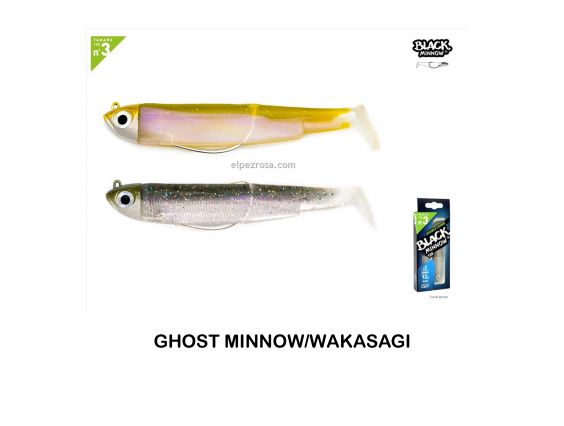 DOBLE COMBO BLACK MINNOW 120 SHORE