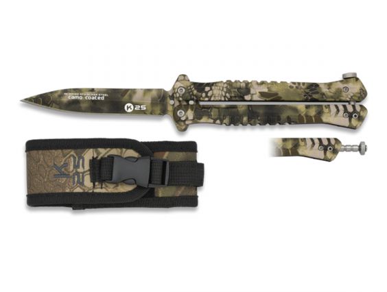 NAVALLA PAPALLONA K25 CAMO FULLA 10CM