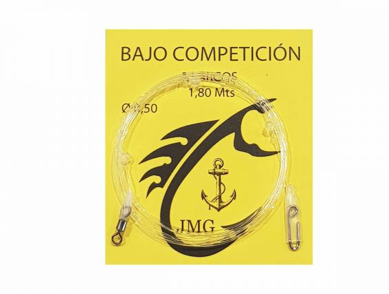 BAJO DE LÍNEA JMG TRIPLE CON PERLA 3 LARGOS 0.50 1.80MTS