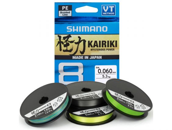 TRENAT SHIMANO KAIRIKI X8 300MTS GREEN