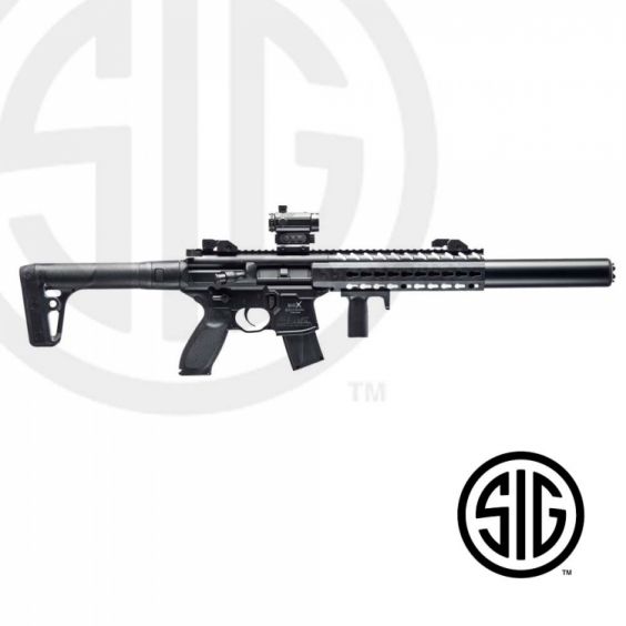 SUBFUSIL SIG SAUER MCX ASP BLACK + PUNTO ROJO