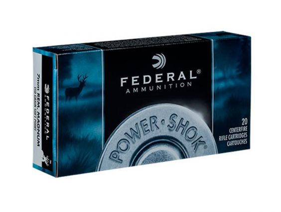 BALA FEDERAL POWER-SHOK CAL. 7MM REM. MAG.