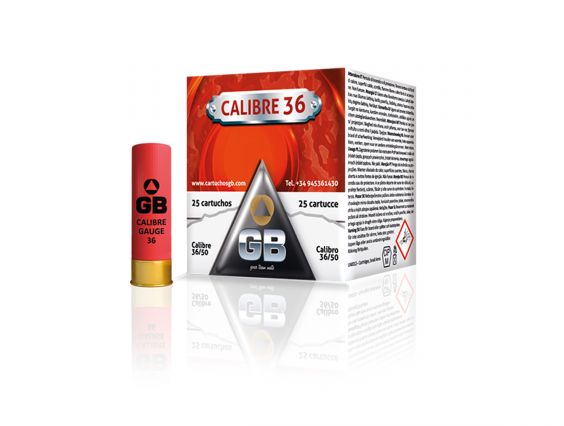 CARTUCHO GB CAL. 36/50 9GRS