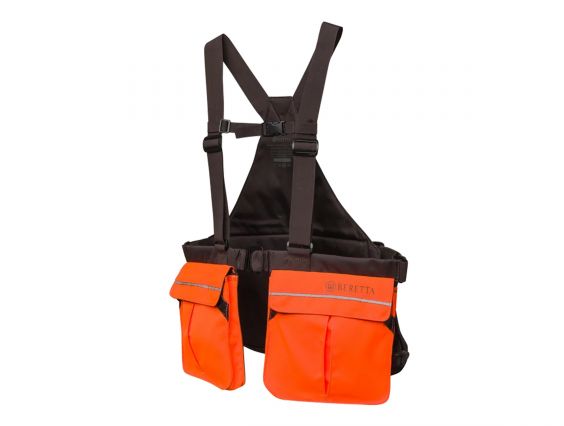 CHALECO BERETTA STRAP EVO VEST COLOR TOBACCO & BLAZE ORANGE 