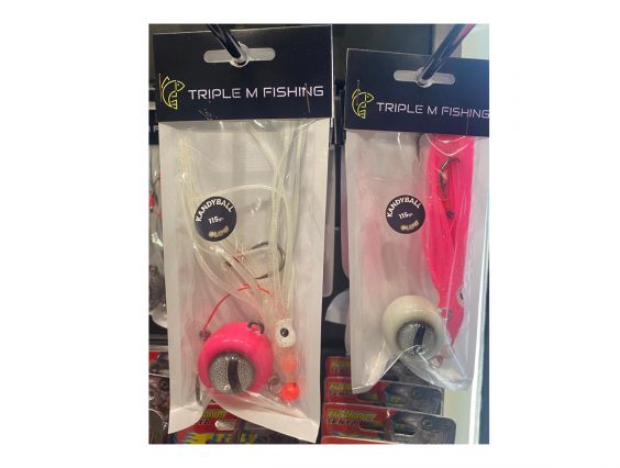 TRIPLE M FISHING KANDYBALL RUBBER ANILLAS Y PULPO GLOW 12CM 115GRS