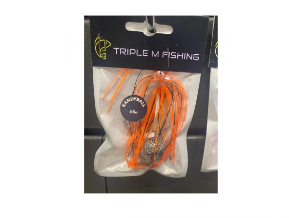 TRIPLE M FISHING KANDYBALL RUBBER AGUJERO Y FALDA 65GRS