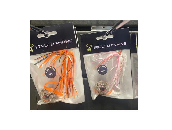 TRIPLE M FISHING KANDYBALL RUBBER AGUJERO Y FALDA 105GRS